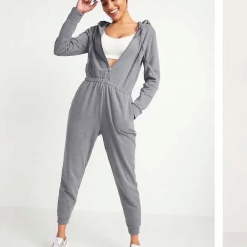 Old Navy Fleece Jumpsuit